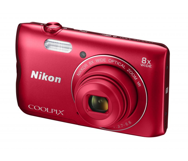 Nikon Coolpix A300 czerwony - 314042 - zdjęcie 3